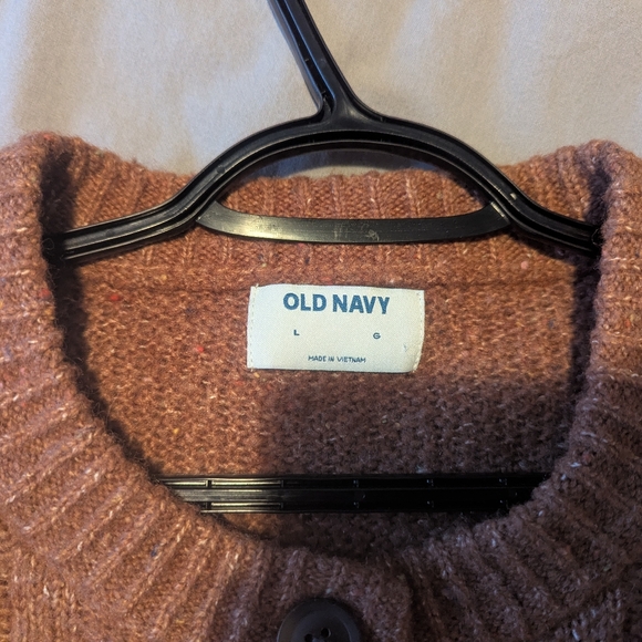 Brown Old Navy Buttoned Cardigan SZ L - Picture 8 of 9